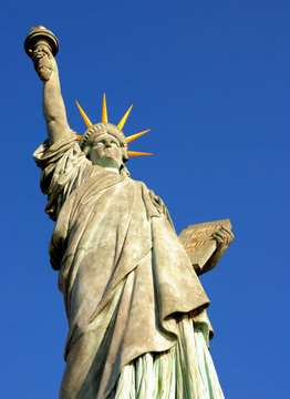 liberty statue, paris. law and freedom