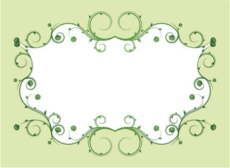 abstract illustration of a background with floral