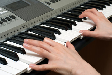 Playing piano
