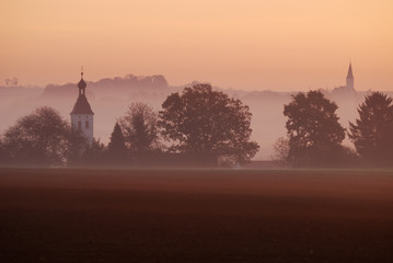 Obraz premium Morning fog