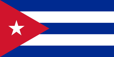 Flagge Kuba