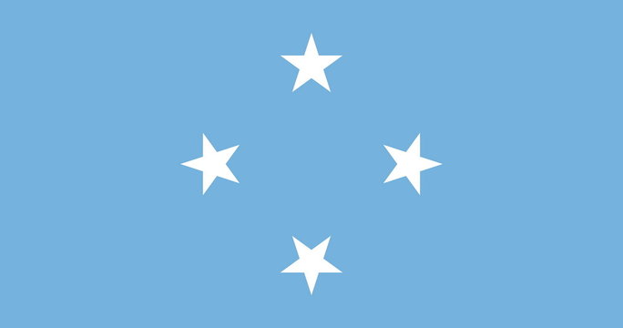 Flagge Mikronesien
