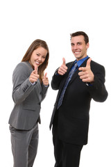 Business Team Pointing