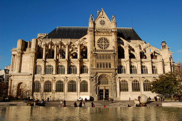 Obraz premium Eglise saint Eustache, Paris