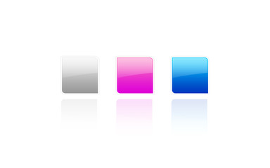 grey pink blue logo