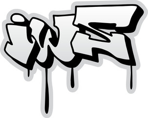 Vector Graffiti-Style element