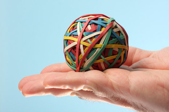 ACCO Colored Rubber Band Ball