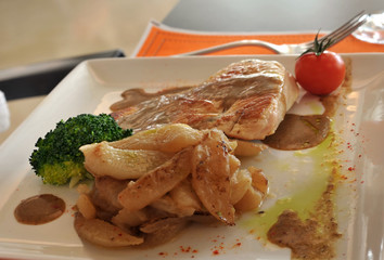 plat de viande et navets