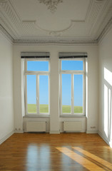 Sanierter Altbau mit Stuckdecke