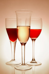 Various wine glasses