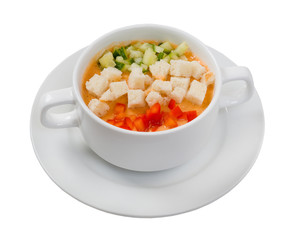 vegetable soup with zwieback