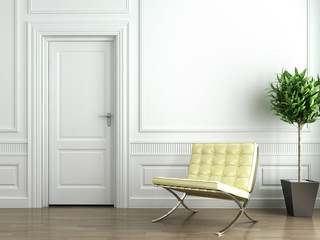classic white interior - 12037217