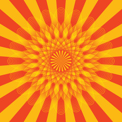 Abstract Orange Background