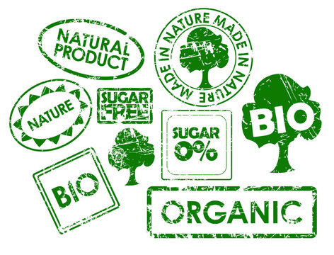 stamps for organic healthy food