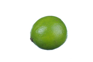 Fresh Lime on white background