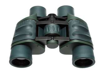 green binoculars