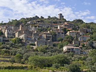 old village in the Languedoc - obrazy, fototapety, plakaty