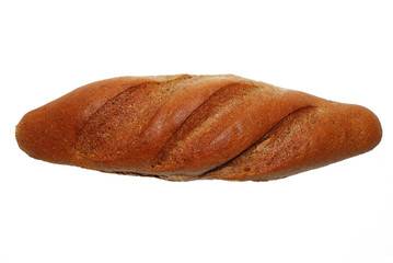 baguette isolated over white