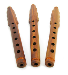 Three pipes wind instruments