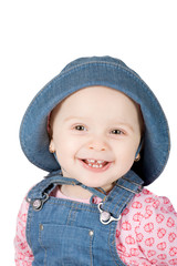 beatiful smiling baby girl