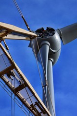 Bau und Montage einer Windkraftanlage in Reurdt-Kengen