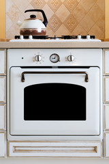 kettle and gas cooker