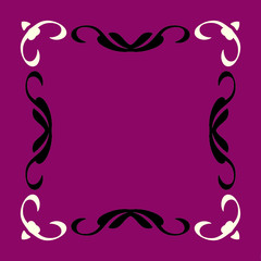 Whimsical  Vector Frame Border