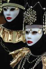twin masks at venice
