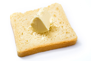 Butter on bread