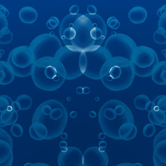 Rising air bubbles