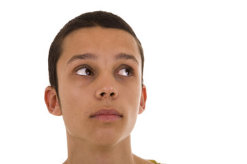 Fototapeta premium young man looking