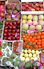Various fruit on an east market