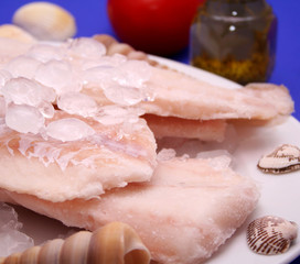 Tiefgefrorener Fisch