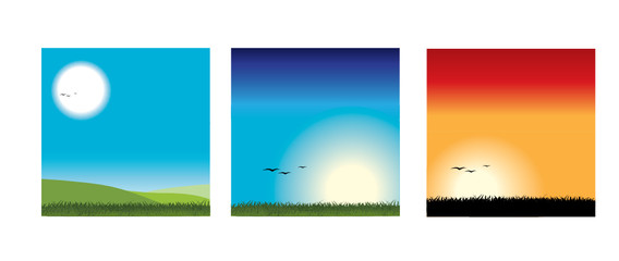 3 vector landscapes