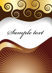 chocolate spiral background