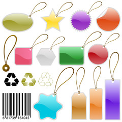 tags great set vector