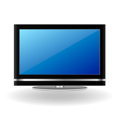 lcd tv vector