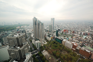 Naklejka premium Japan City