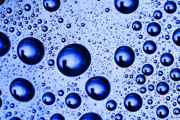 blue water drop for background