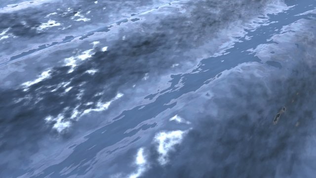blue waves animation loop