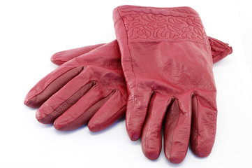 the leather glove