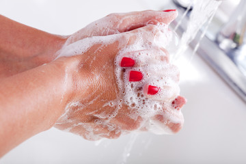 Fototapeta premium Female Washing Hands