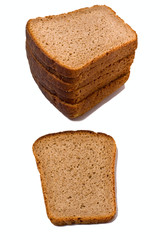 whole wheat bread sliced
