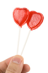 Red Heart Shape Lollipop