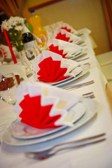 table set for dinner