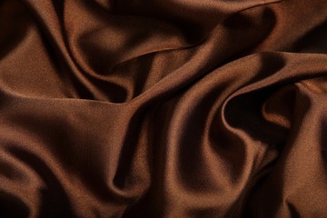 .Brown smooth textile as abstract background - 12098208