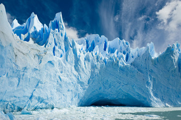 Fototapeta na wymiar Lodowiec Perito Moreno, Patagonia Argentyna.