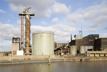 Fototapeta premium Industrial area