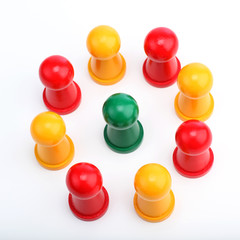 Spielfiguren Außgrenzung