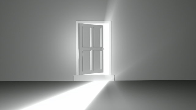 Opened door footage